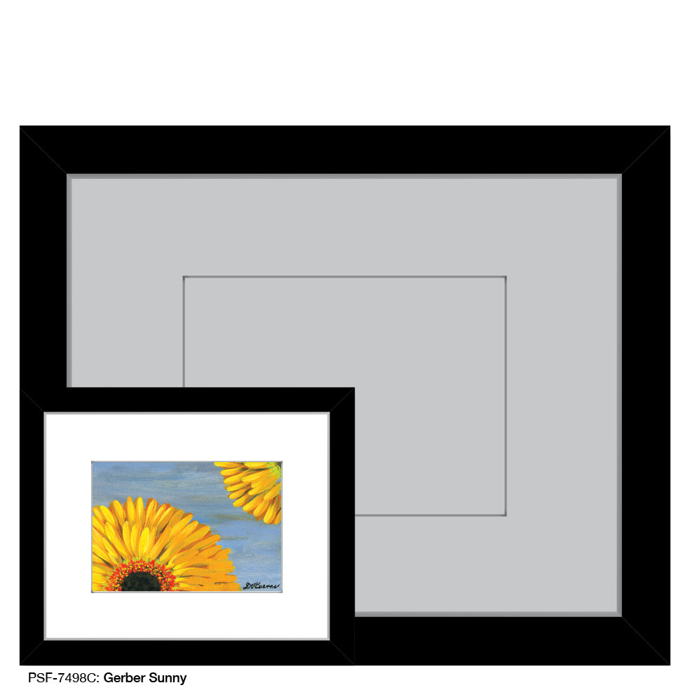 Gerber Sunny, Print (#7498C), Print Matted, www.printedcanvas.com
