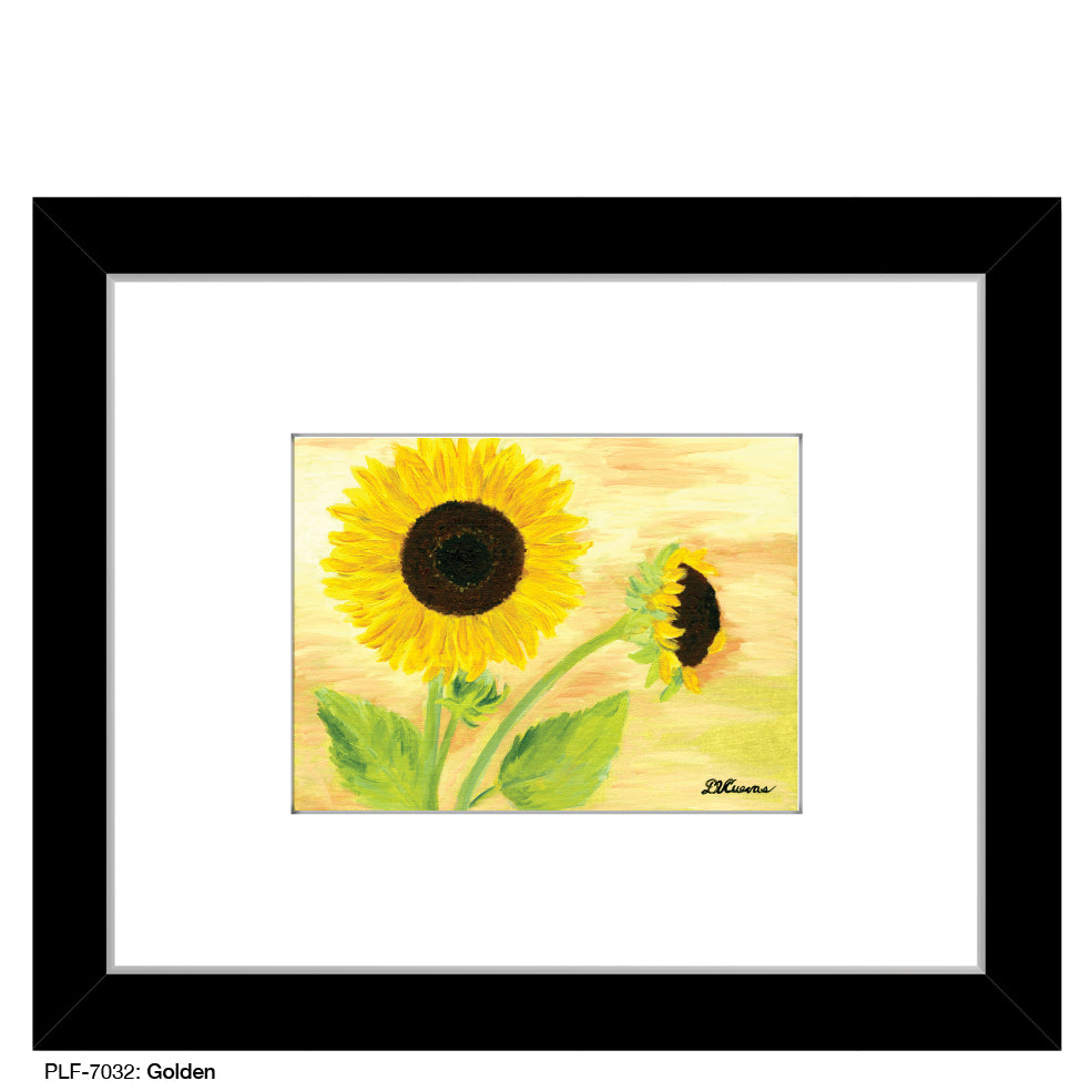 Golden, Print (#7032) - Printed Canvas