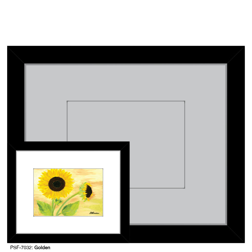 Golden, Print (#7032) - Printed Canvas