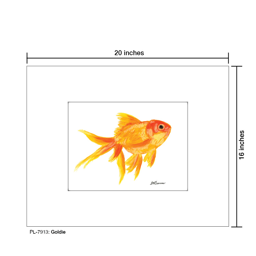 Goldie, Print (#7913) - Printed Canvas