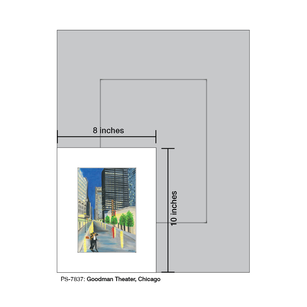 Goodman Theater, Chicago, Print (#7837) - Printed Canvas