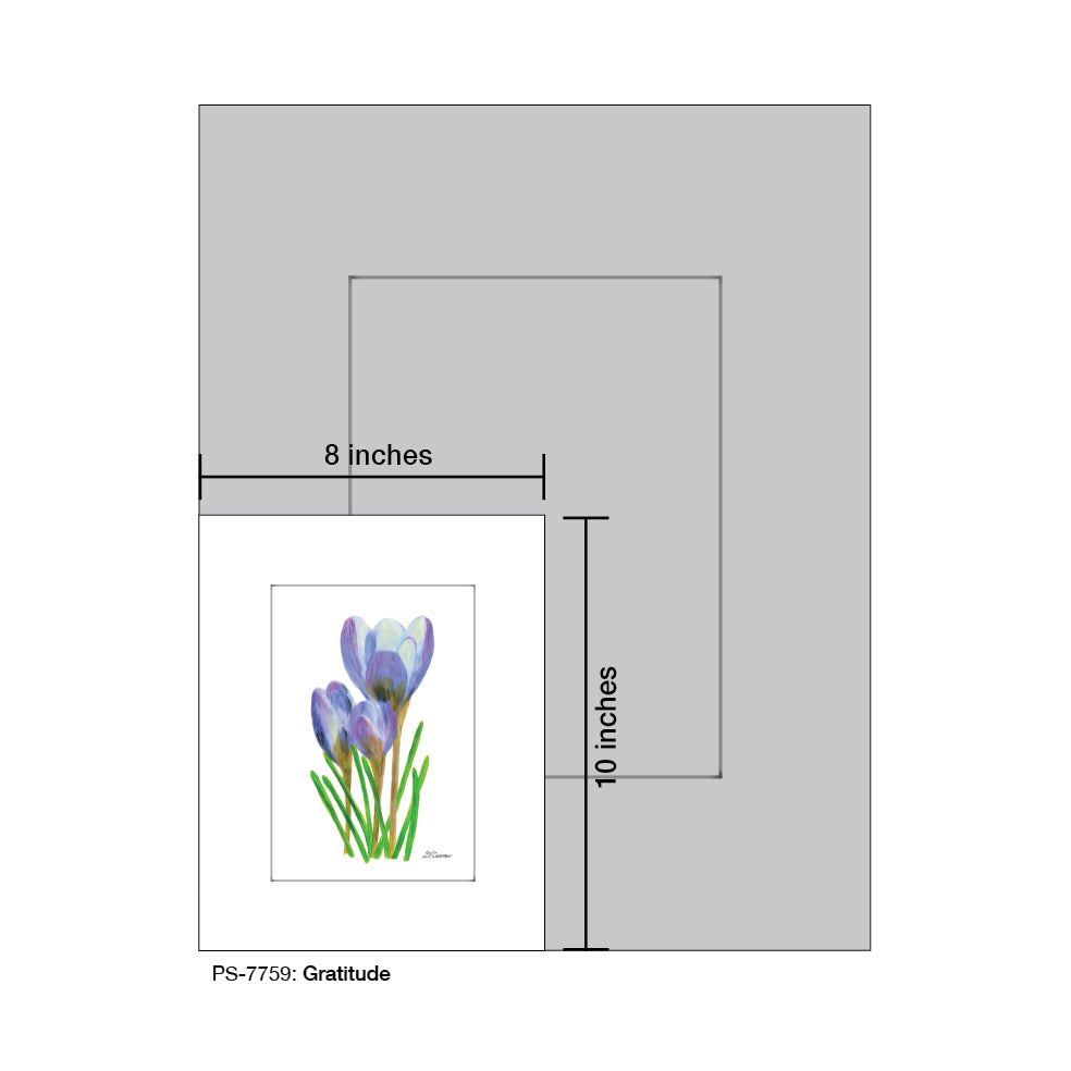 Gratitude, Print (#7759) - Printed Canvas