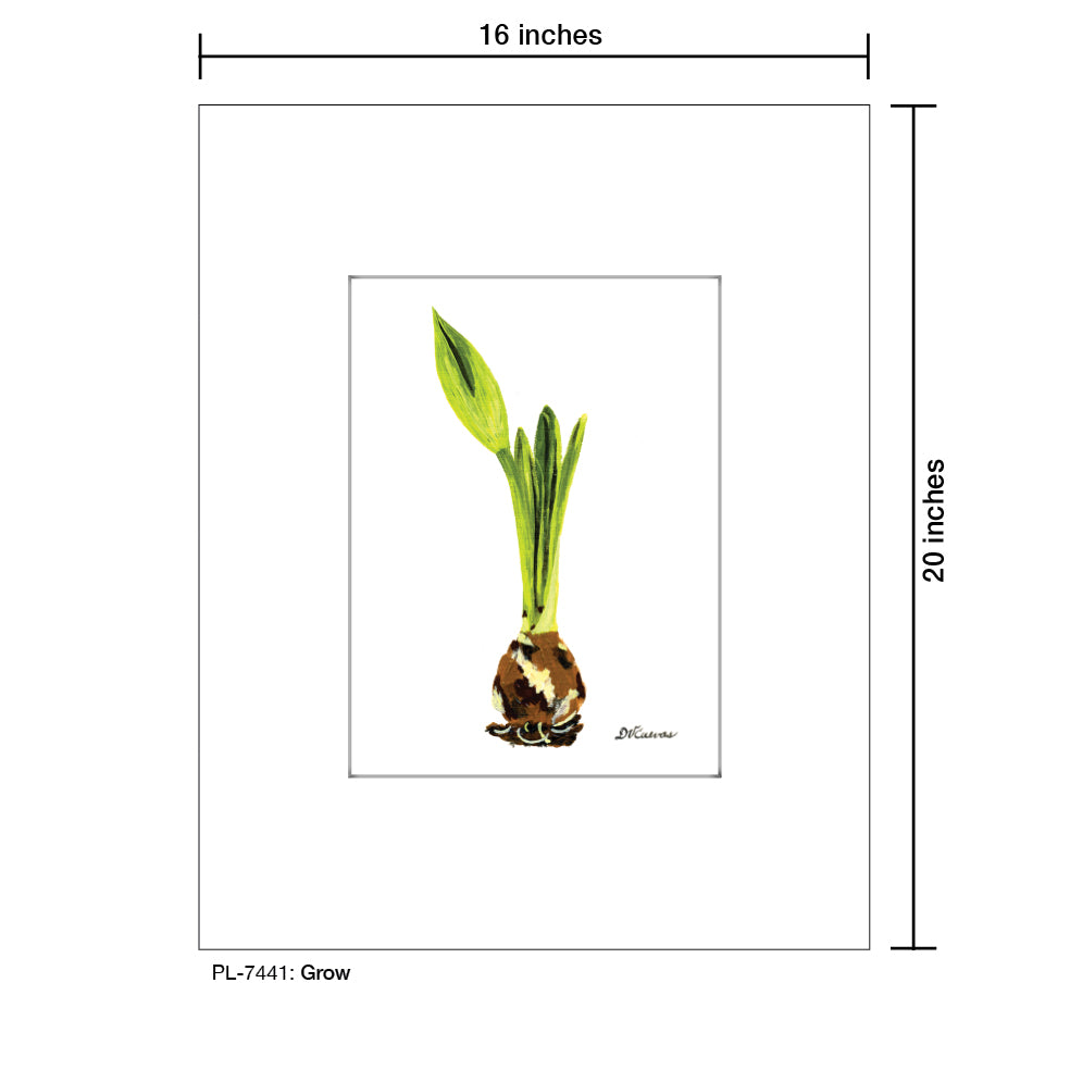 Grow, Print (#7441) - Printed Canvas
