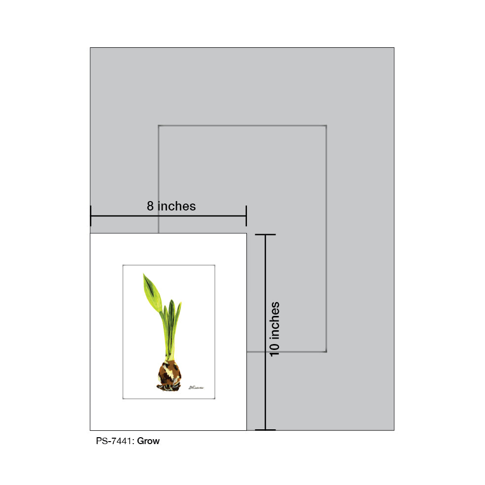 Grow, Print (#7441) - Printed Canvas