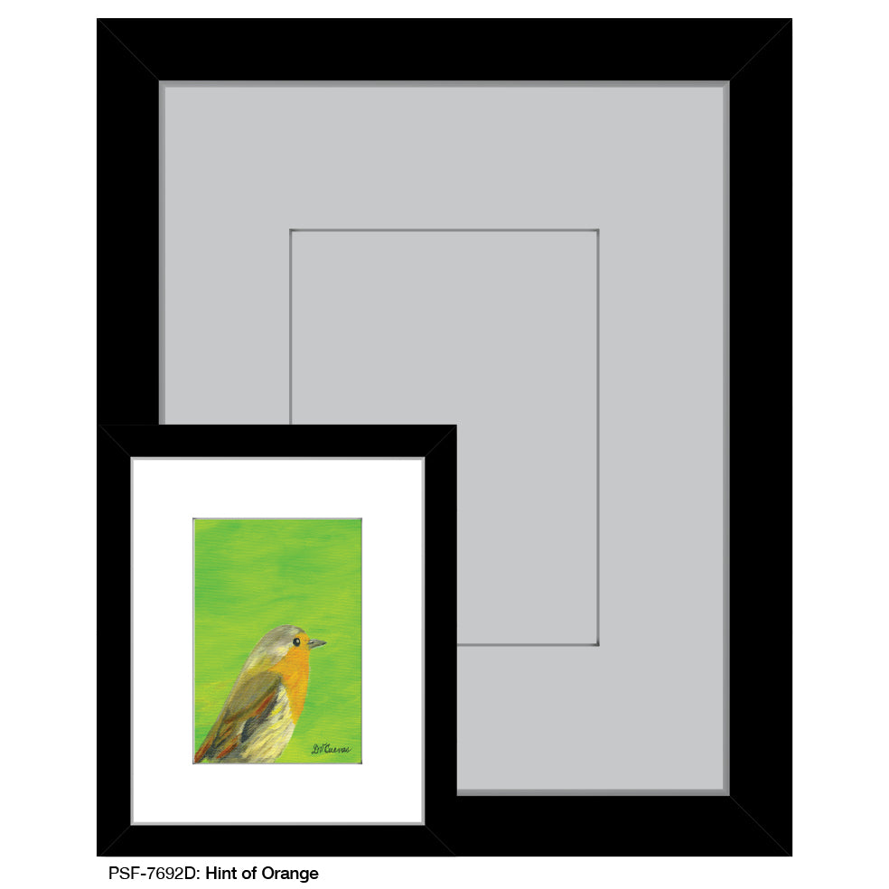 Hint of Orange, Print (#7692D), Print Matted, www.printedcanvas.com