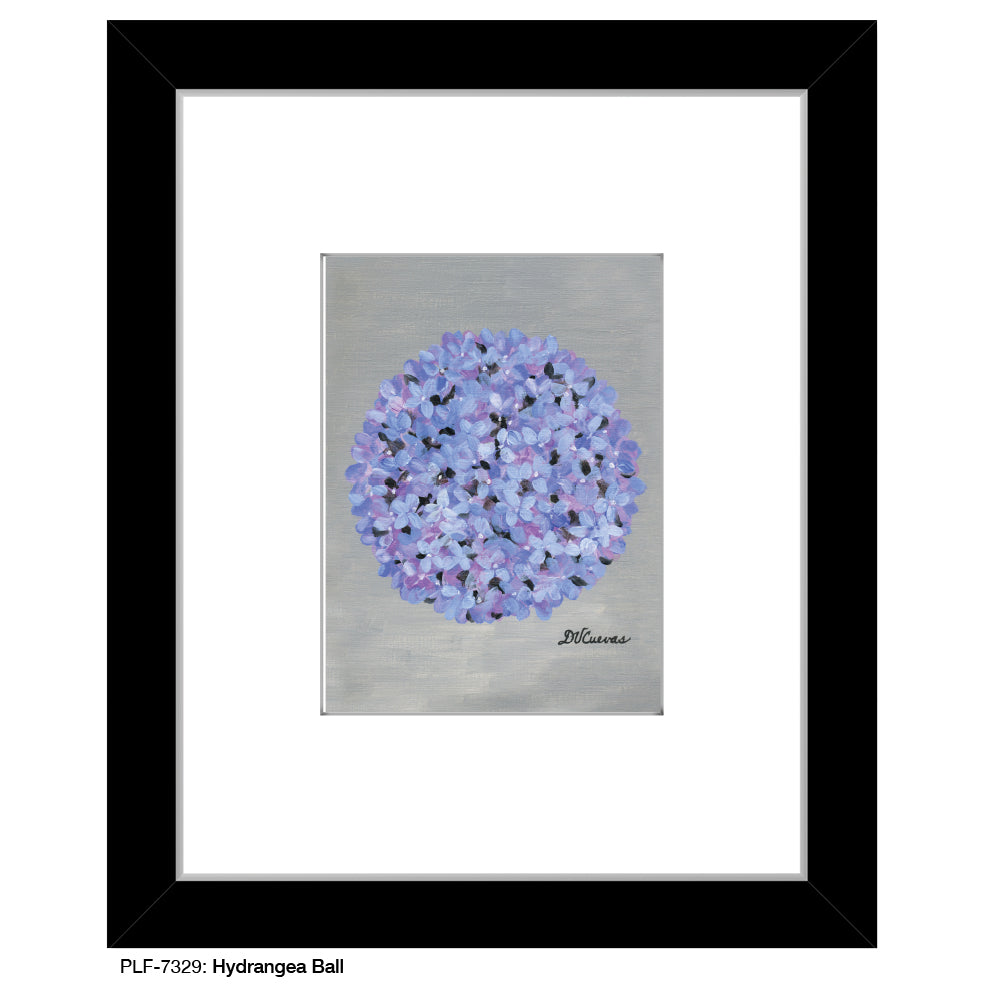 Hydrangea Ball, Print (#7329A), Print Matted, www.printedcanvas.com