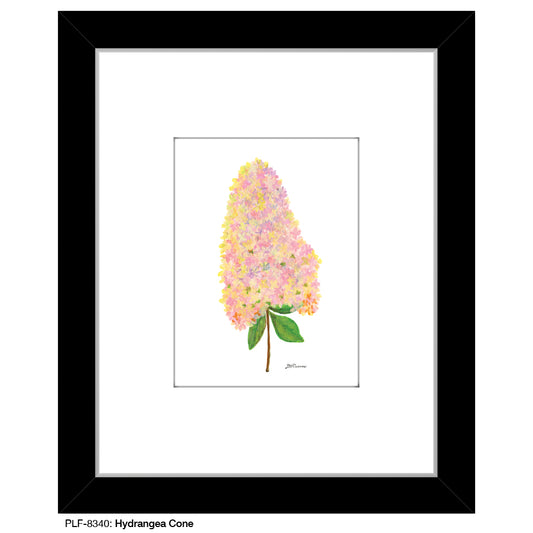 Hydrangea Cone, Print (#8340A), Print Matted, www.printedcanvas.com