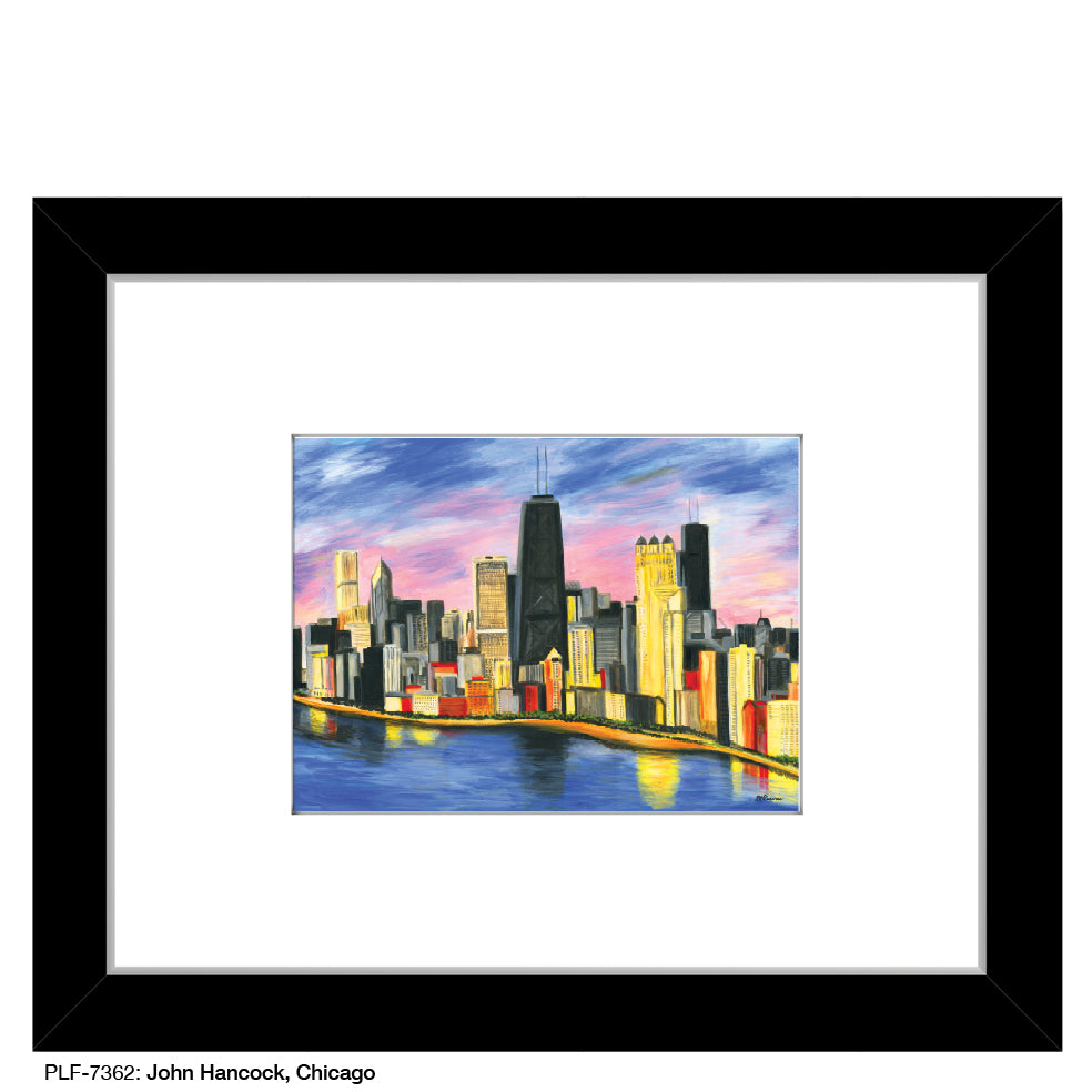 John Hancock, Chicago, Print (#7362) - Printed Canvas