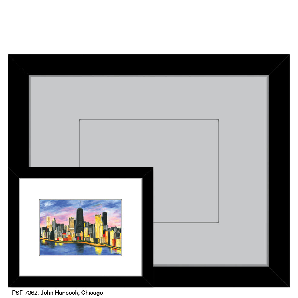 John Hancock, Chicago, Print (#7362) - Printed Canvas