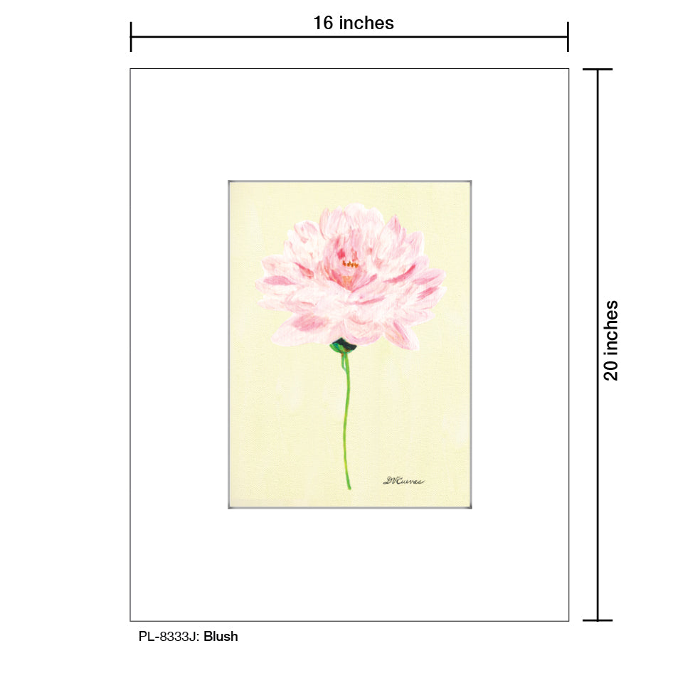 Blush, Print (#8333J), Printe Matted, www.printedcanvas.com