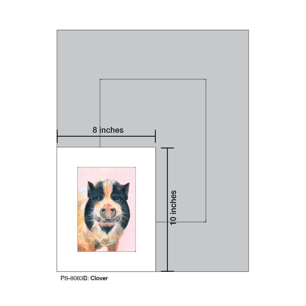 Clover, Print (#8083B), Print Matted, www.printedcanvas.com