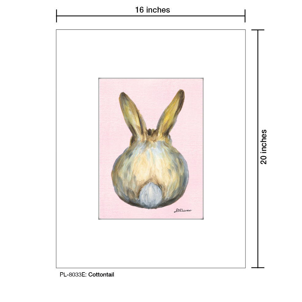 Cottontail, Print (#8033E), Printe Matted, www.printedcanvas.com