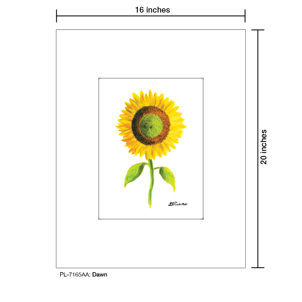 Dawn, Print (#7165AA) - Printed Canvas