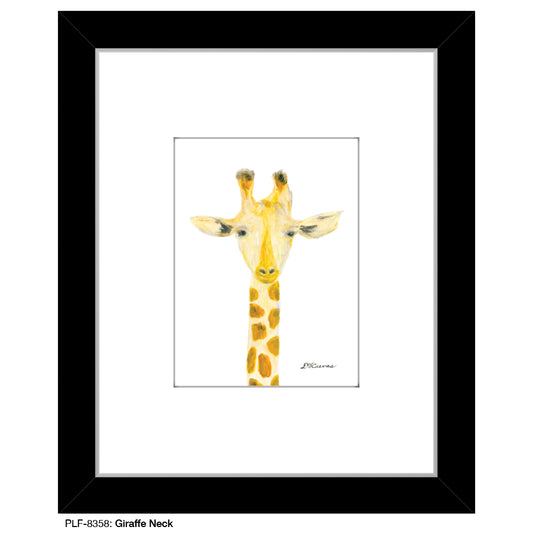 Giraffe Neck, Print (#8358A), Print Matted, www.printedcanvas.com