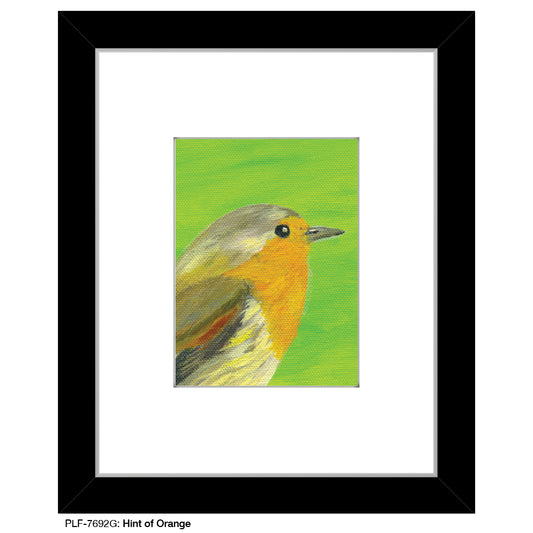 Hint of Orange, Print (#7692G), Print Matted, www.printedcanvas.com