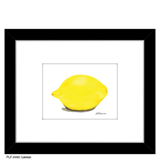 Lemon, Print (#8486A), Print Matted, www.printedcanvas.com
