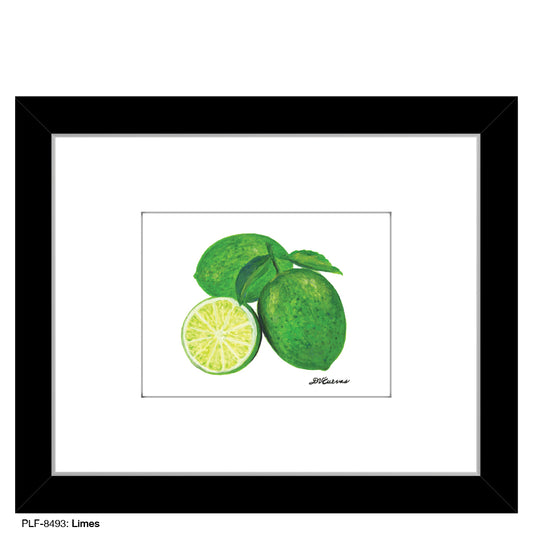 Limes, Print (#8493A), Print Matted, www.printedcanvas.com
