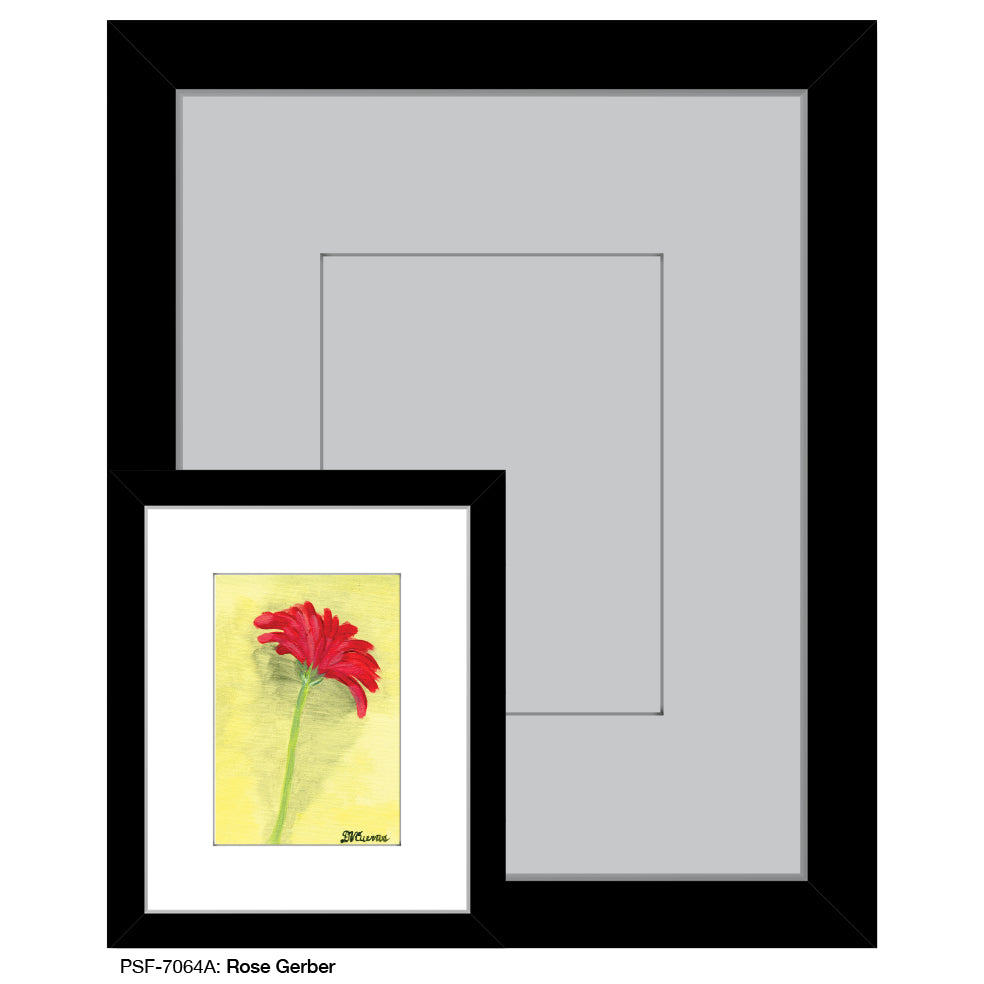 Rose Gerber, Print (#7064A), Print Matted, www.printedcanvas.com
