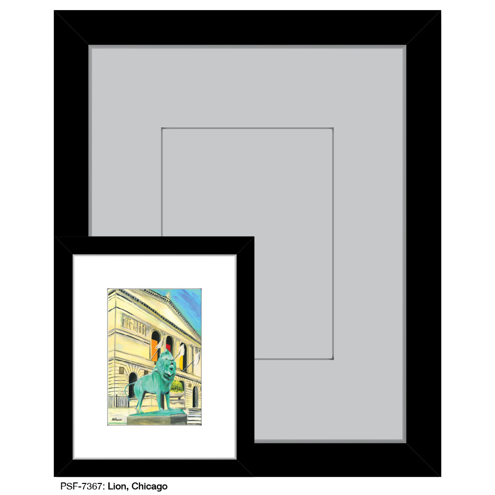Lion, Print (#7367) - Printed Canvas