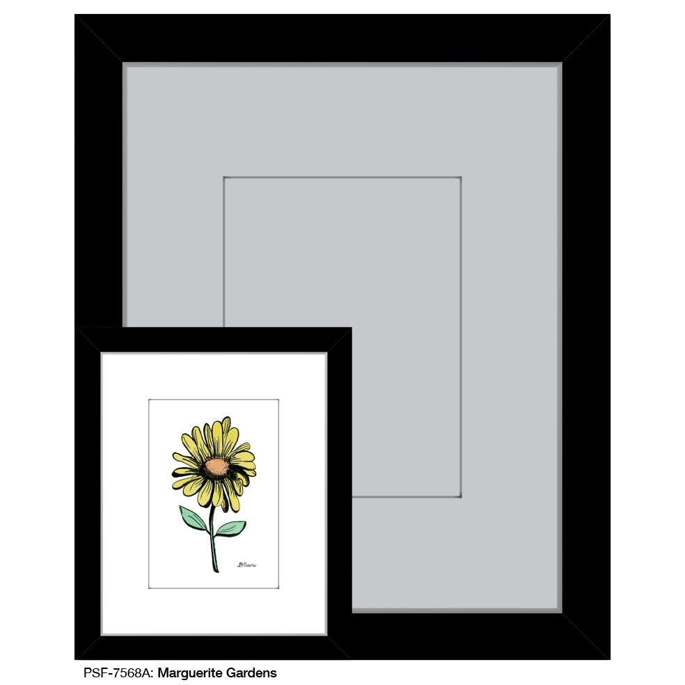 Marguerite Gardens, Print (#7568A) - Printed Canvas