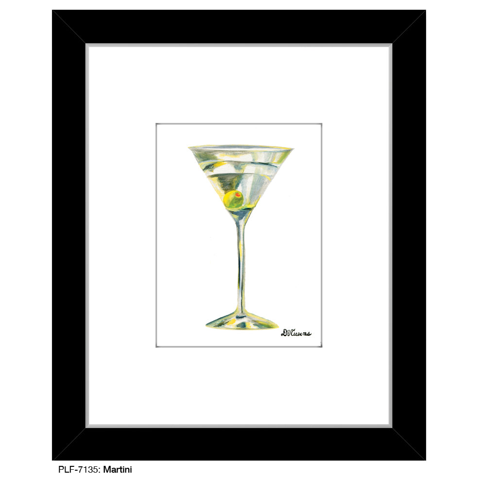 Martini, Print (#7135B), Print Matted, www.printedcanvas.com