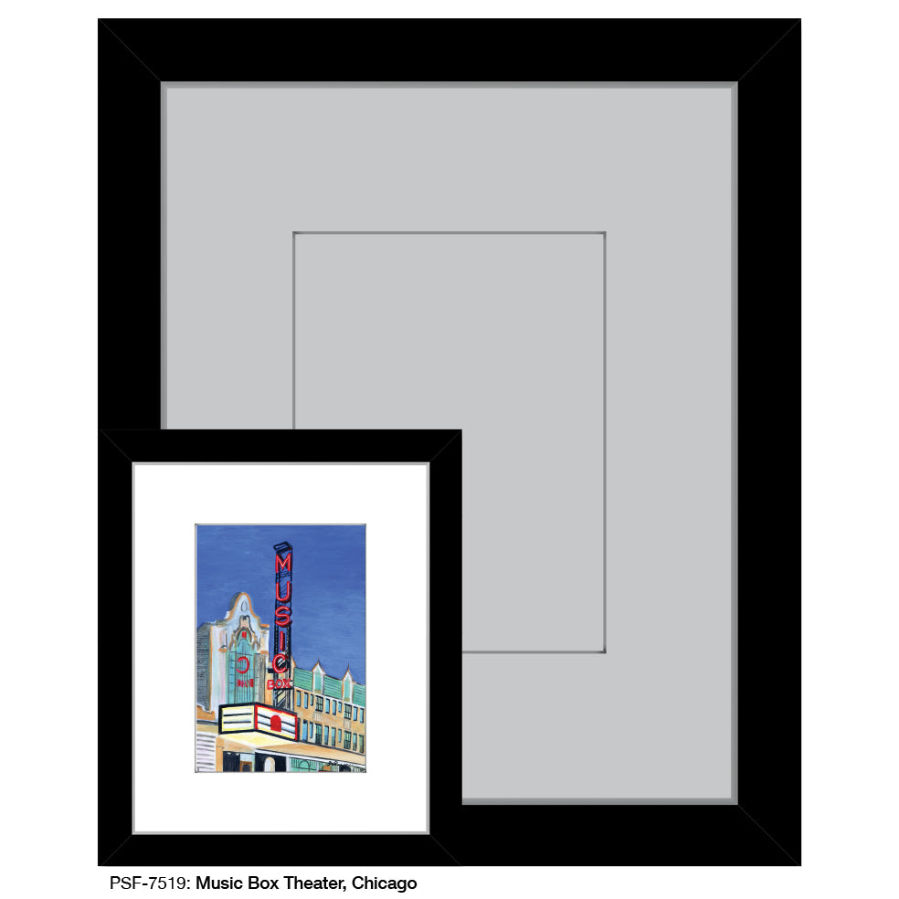 Music Box Theater, Chicago, Print (#7519) - Printed Canvas