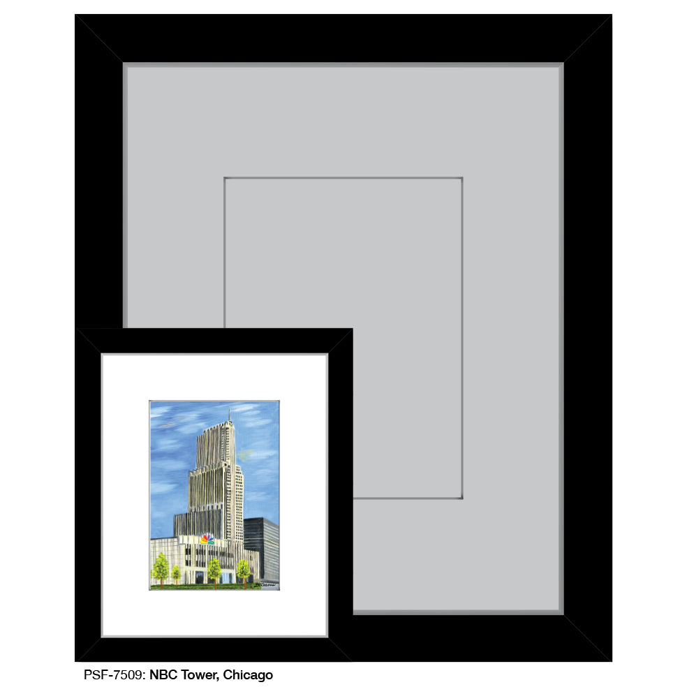 NBC Tower, Chicago, Print (#7509) - Printed Canvas