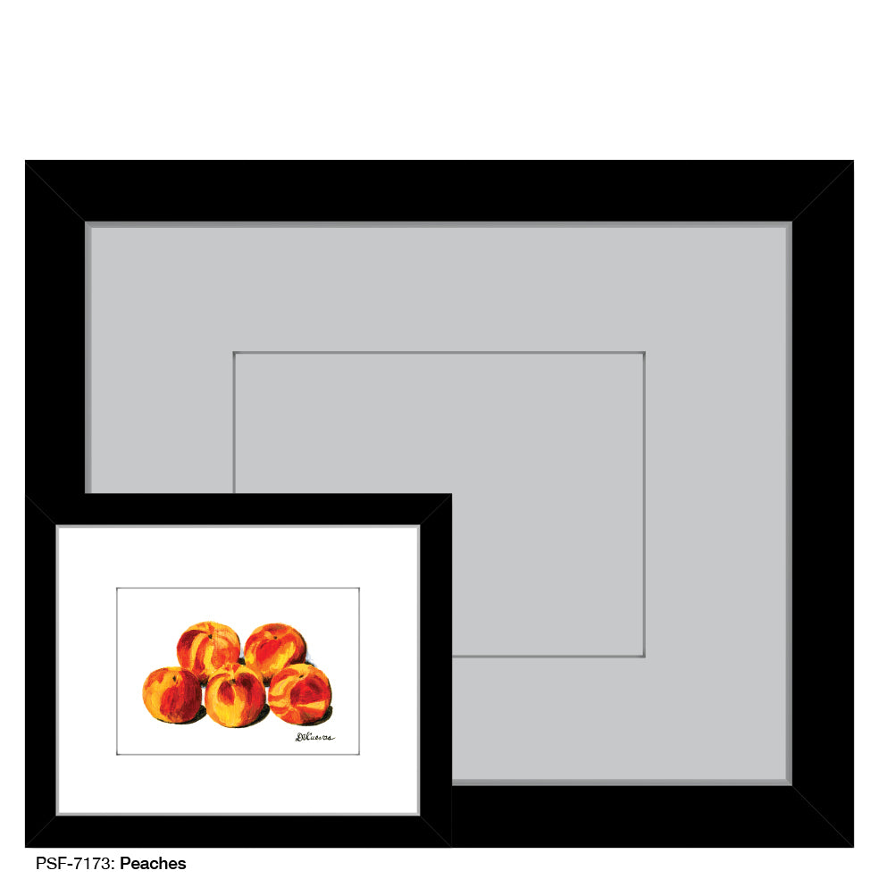Peaches, Print (#7173A), Print Matted, www.printedcanvas.com