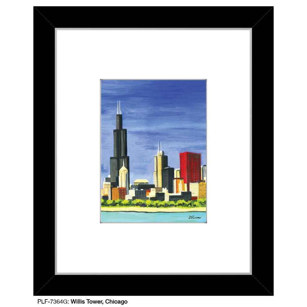 Willis Tower, Chicago, Print (#7364G) - Printed Canvas
