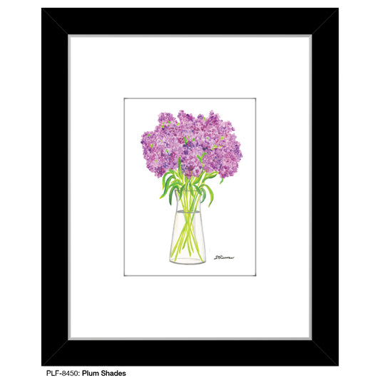 Plum Shades, Print (#8450A), Print Matted, www.printedcanvas.com