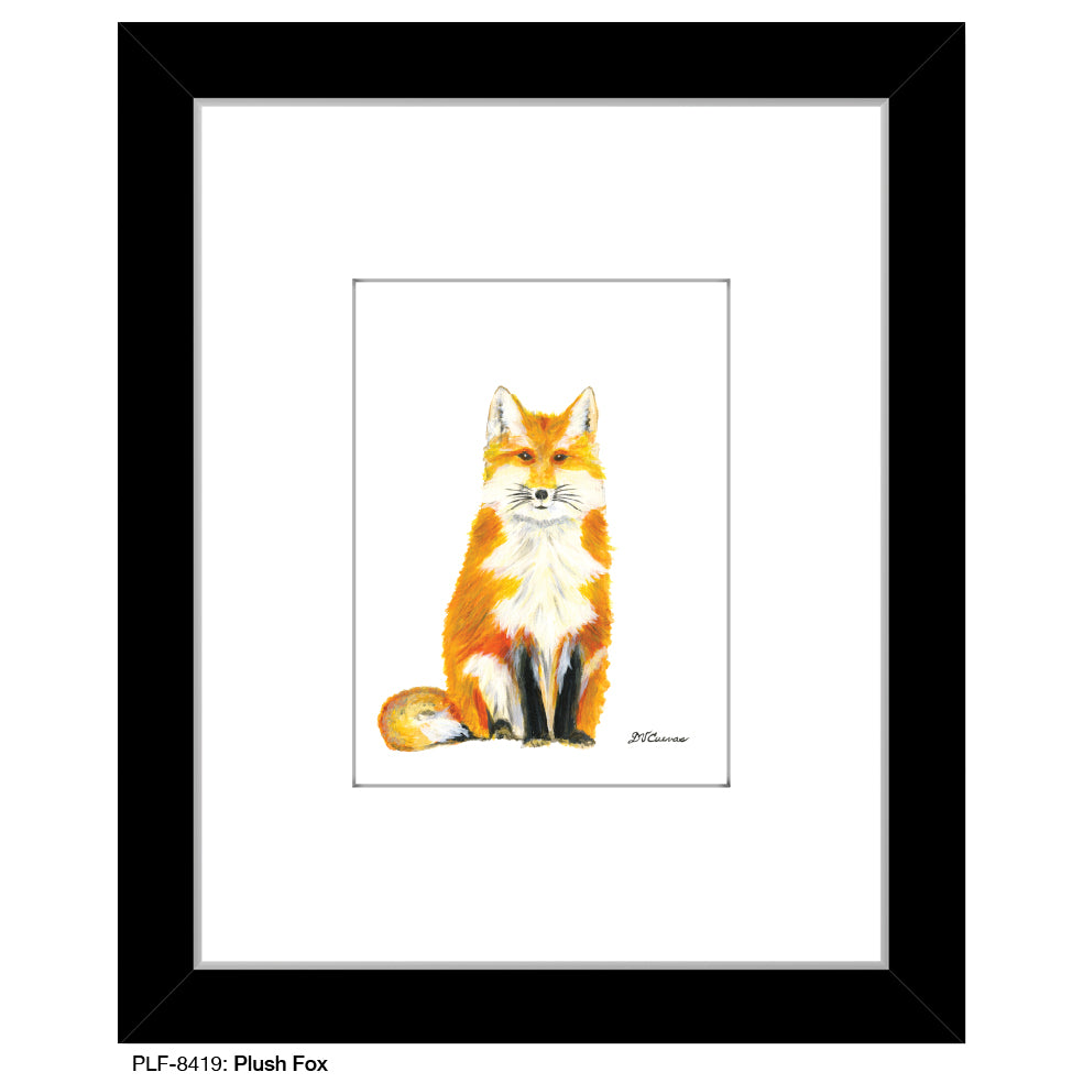 Plush Fox, Print (#8419C), Print Matted, www.printedcanvas.com