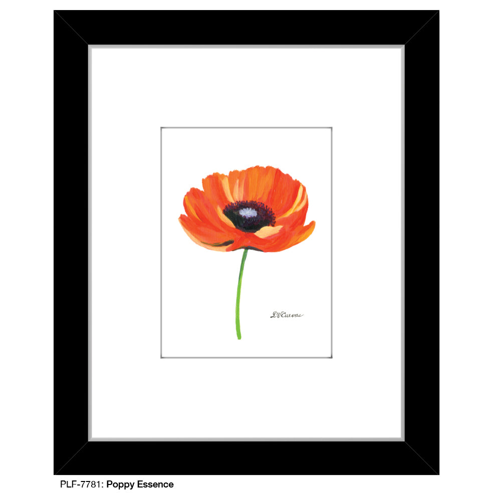Poppy Essence, Print (#7781B), Print Matted, www.printedcanvas.com