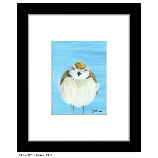Round Fluff, Print (#8328D), Print Matted, www.printedcanvas.com