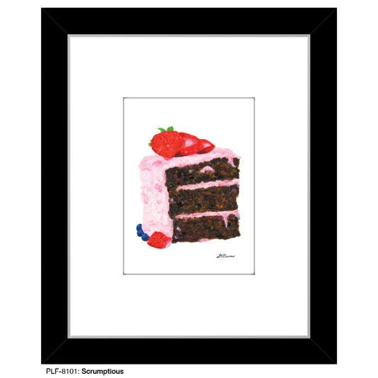 Scrumptious, Print (#8101F), Print Matted, www.printedcanvas.com