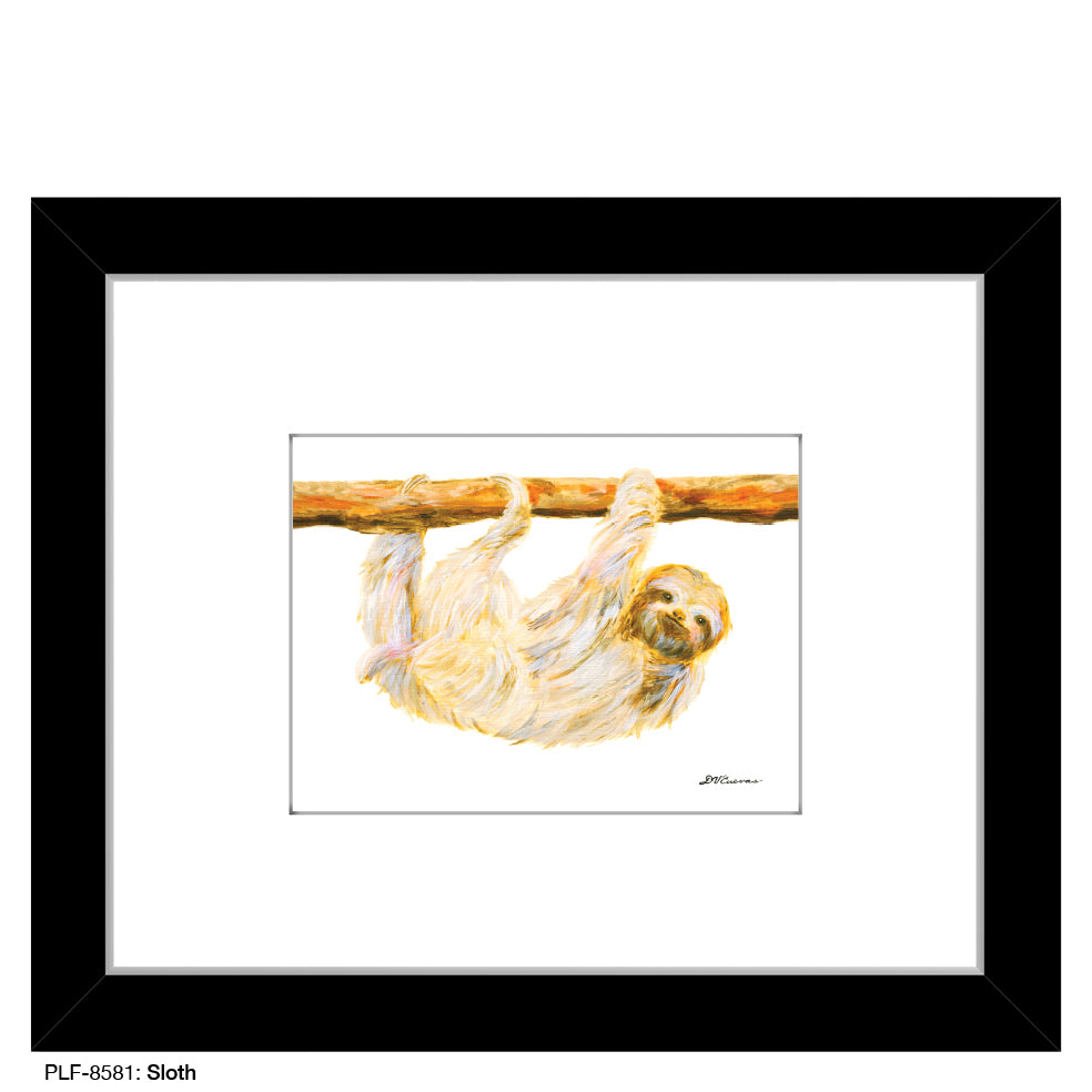 Sloth, Print (#8581B), Print Matted, www.printedcanvas.com