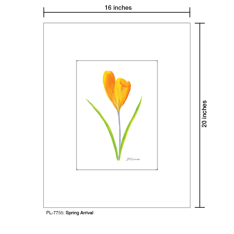 Spring Arrival, Print (#7755) - Printed Canvas