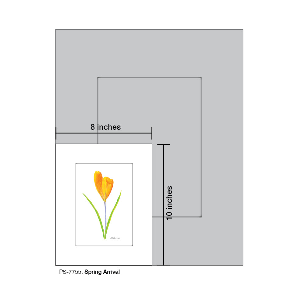 Spring Arrival, Print (#7755) - Printed Canvas