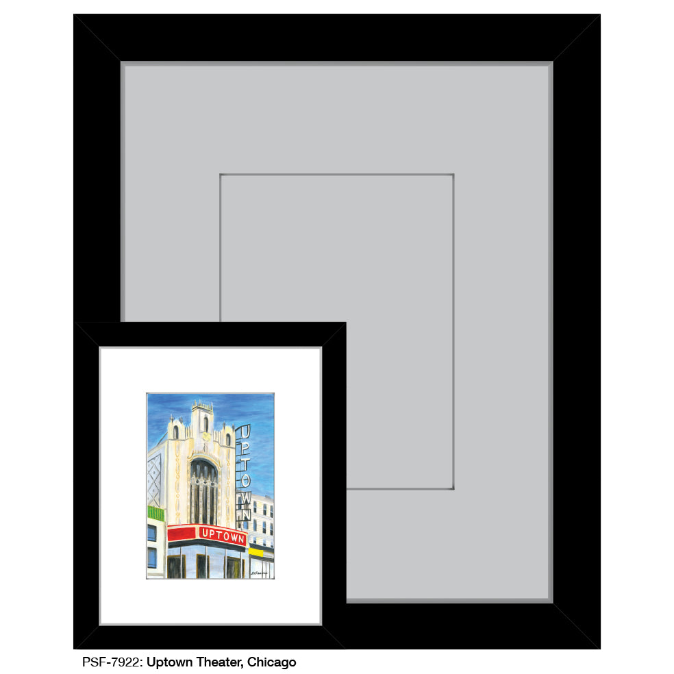 Uptown Theater, Chicago, Print (#7922) - Printed Canvas