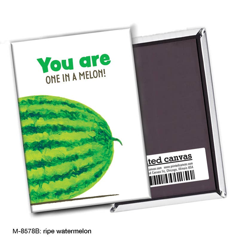 Ripe Watermelon, Magnet (M-8578B), front, printedcanvas.com