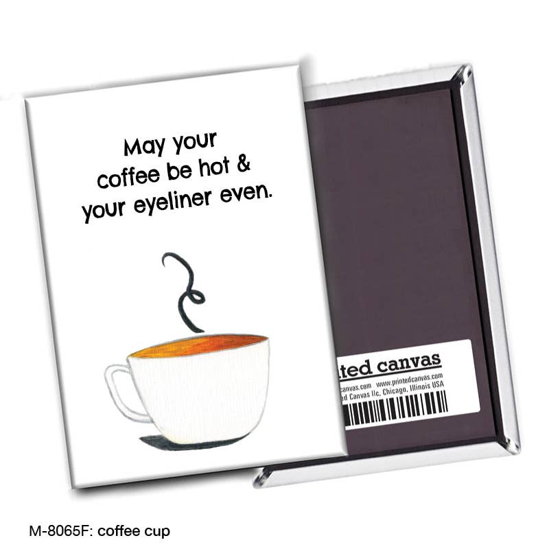 Coffee Cup, Magnet (M-8065F), front, printedcanvas.com