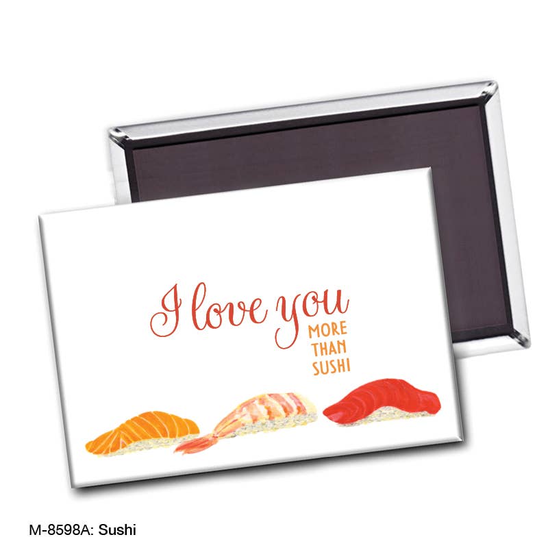 Sushi, Magnet (M-8598A), front, printedcanvas.com