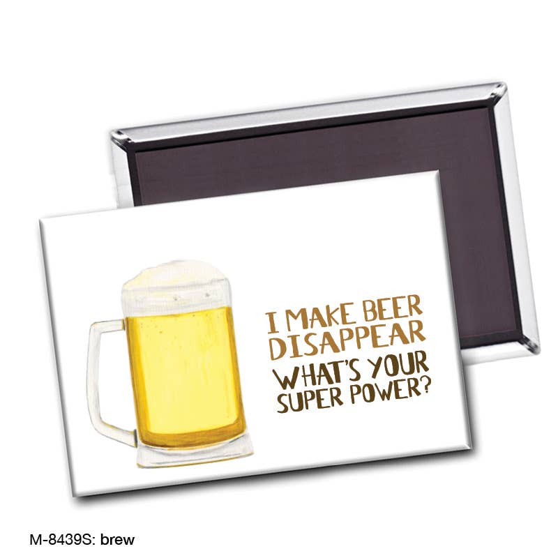 Brew, Magnet (M-8439S), front, printedcanvas.com