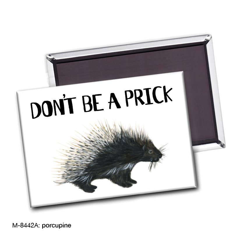 Porcupine, Magnet (M-8442A), front, printedcanvas.com