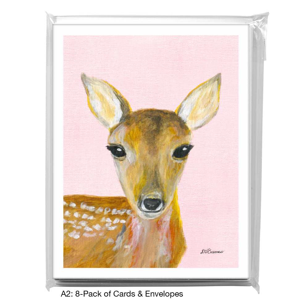 Fawn, Greeting Card (8449F), A2 8-Pack, printedcanvas.com