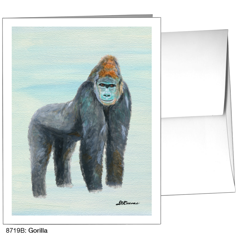 Gorilla, Greeting Card (8719B), A2, printedcanvas.com