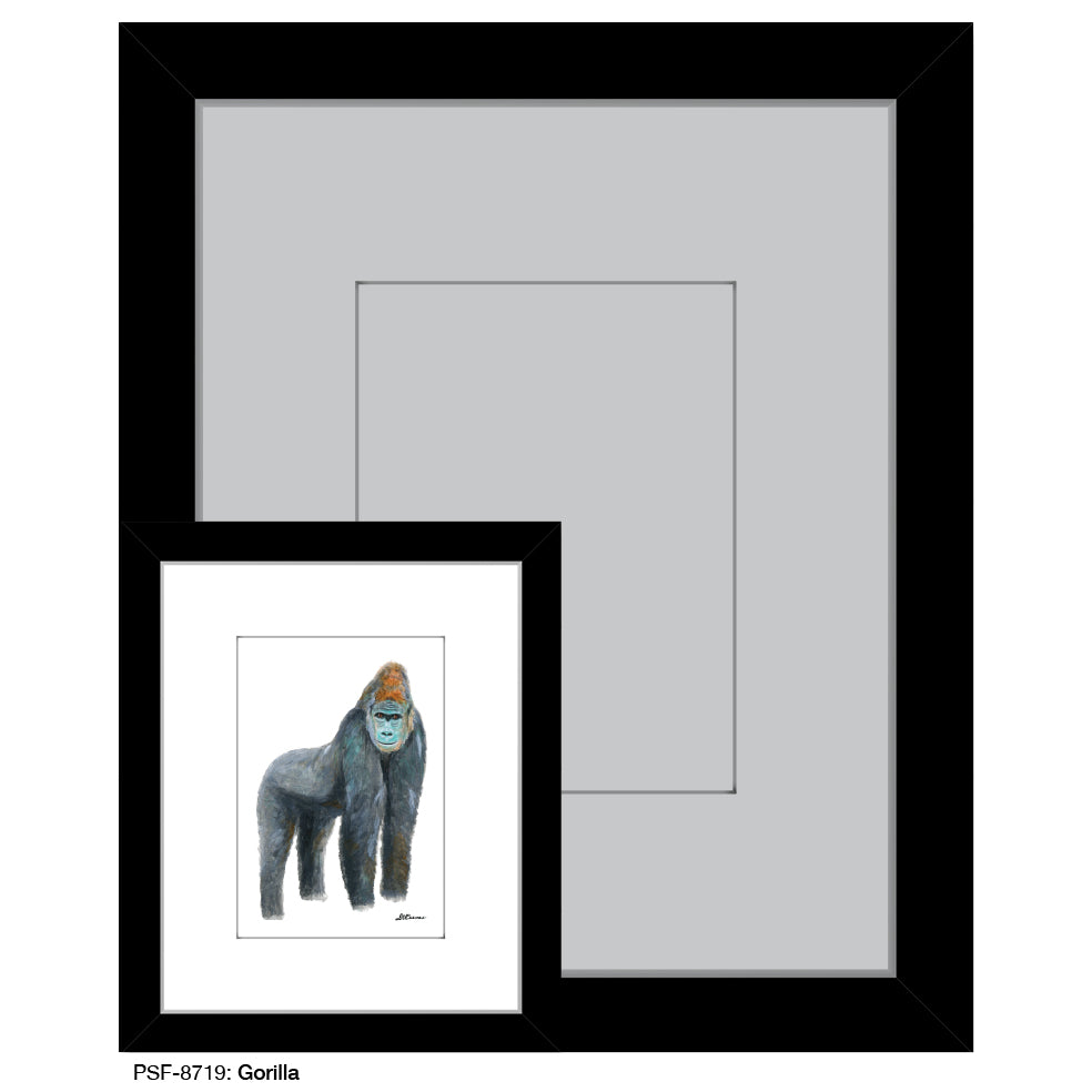 Gorilla, Print (#8719) - Printed Canvas