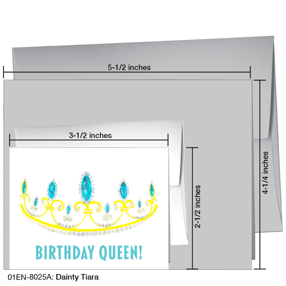 Dainty Tiara, Greeting Card (8025A), Enclosure, printedcanvas.com