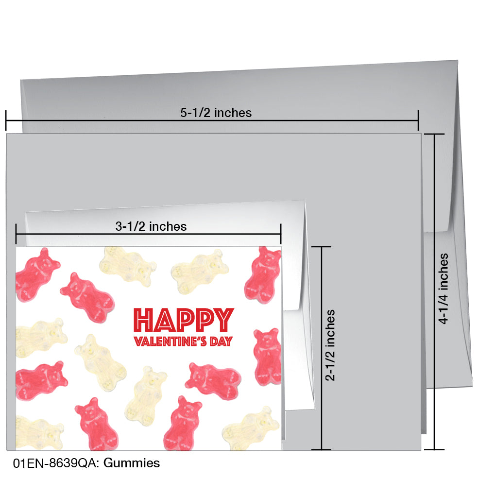 Gummies, Greeting Card (8639QA), Enclosure, www.printedcanvas.com