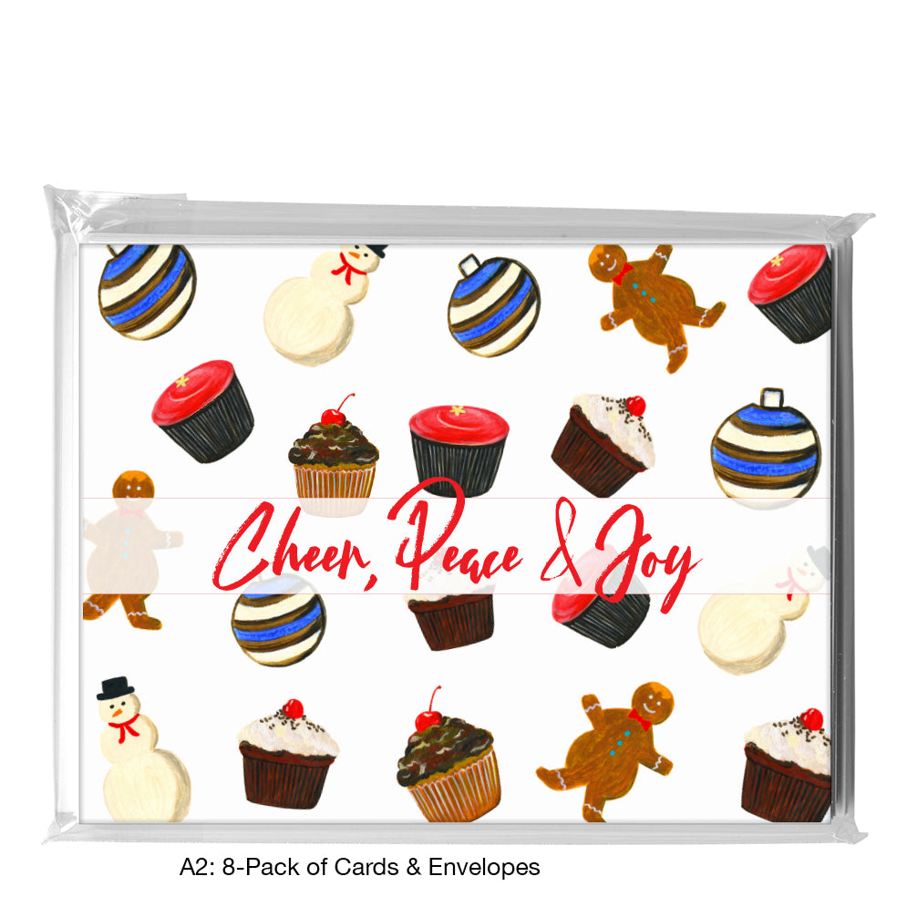 Holiday Cookies, Greeting Card (7286A), A2 8-Pack, printedcanvas.com