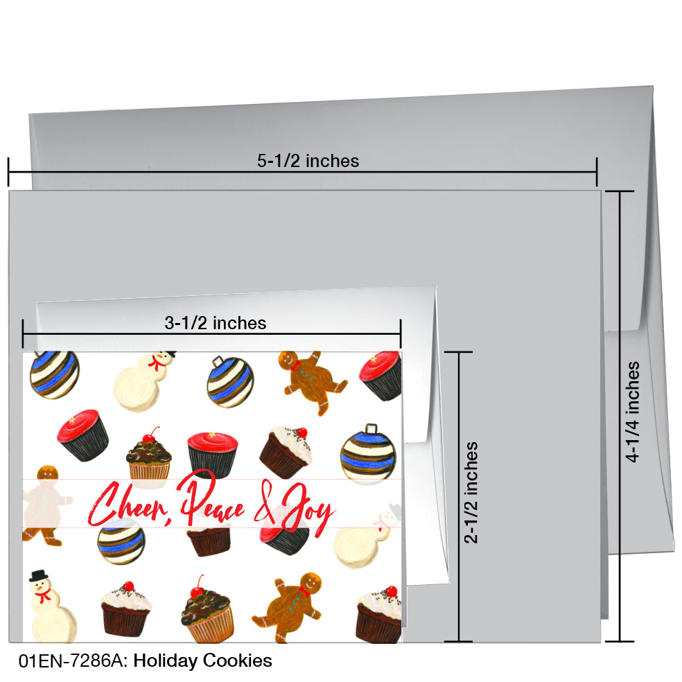 Holiday Cookies, Greeting Card (7286A), Enclosure, printedcanvas.com